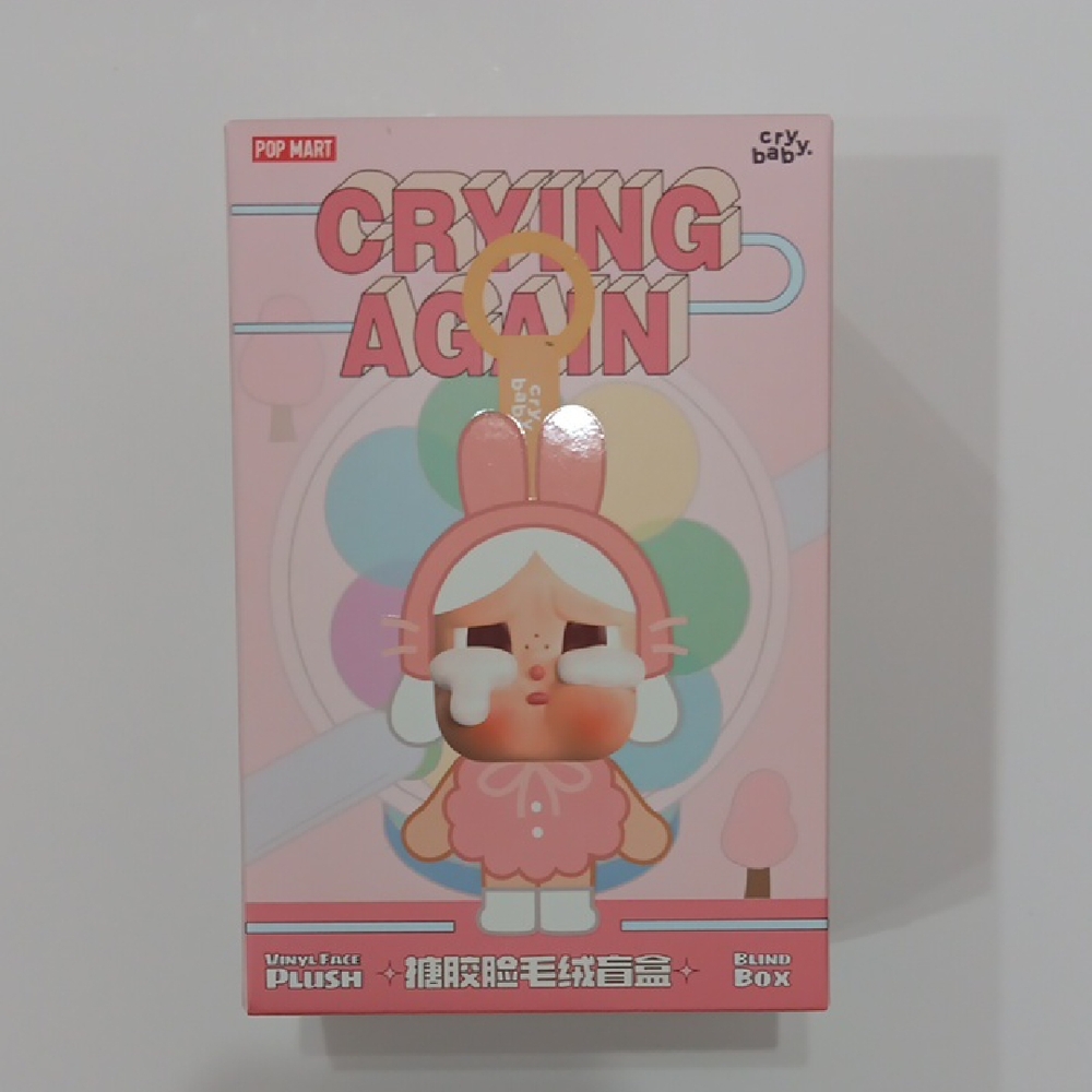 I'LL BRING YOU A FLOWER Pop Mart POP NOW Crybaby Crying Again Plush Blin…